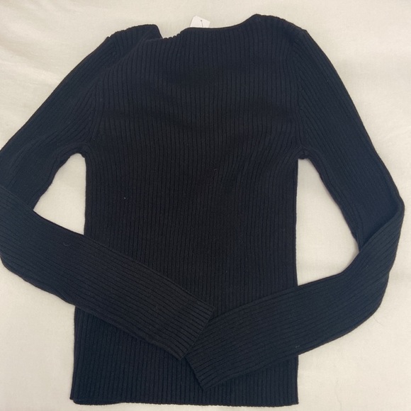 NWT Gap Ribbed knit Sweetheart Neckline Sweater - Picture 6 of 7